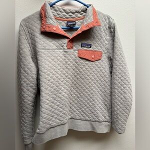 Patagonia quarter button waffle sweater